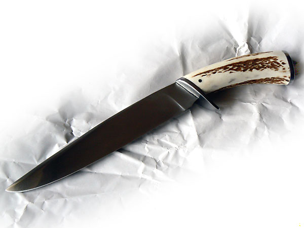 couteau de chasse manche en bois de cerf